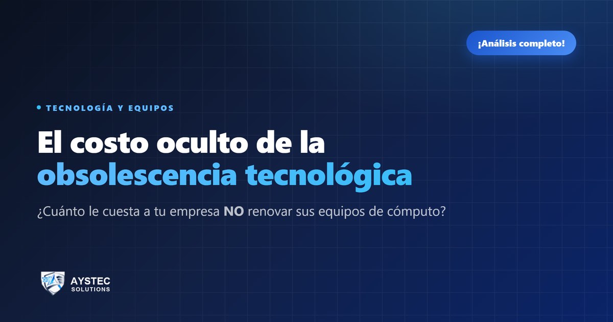 El costo oculto de la obsolescencia tecnológica